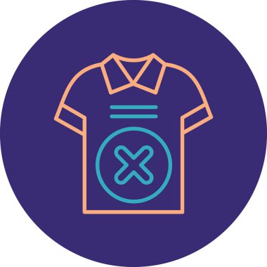 Futbol simgesinin vektör illüstrasyonu