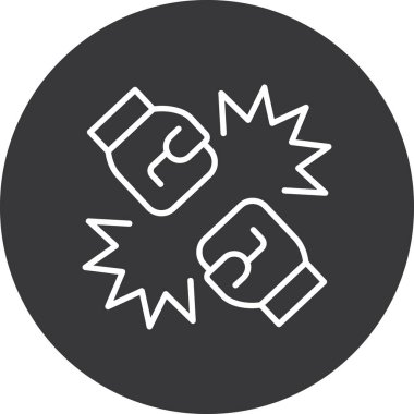 şişe içecek ikonu ana hatlarıyla