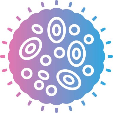 Virüs ikonu vektör illüstrasyonu