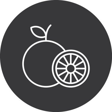 Elma simgesi, vektör illüstrasyonu