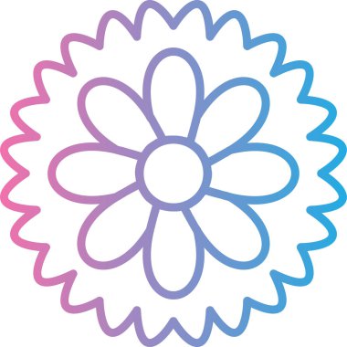 çiçek süsleme vektör çizim