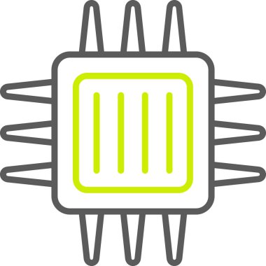 Modern ve eksik simgenin vektör illüstrasyonu