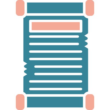 Kitap. Web simgesi basit illüstrasyon