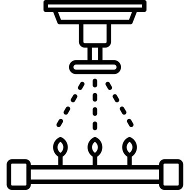 fıskiye ikonu vektör illüstrasyonu