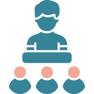 insanlar simge vektör illüstrasyonu