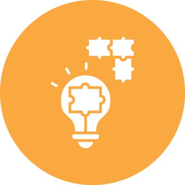 Fikir simgesi vektör illüstrasyonu