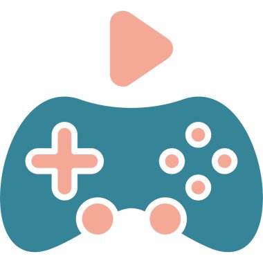 Oyun, Her Kullanım İçin Basit Vektör Simgesi