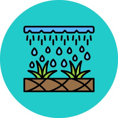 yağmur damlaları vektör çizimi