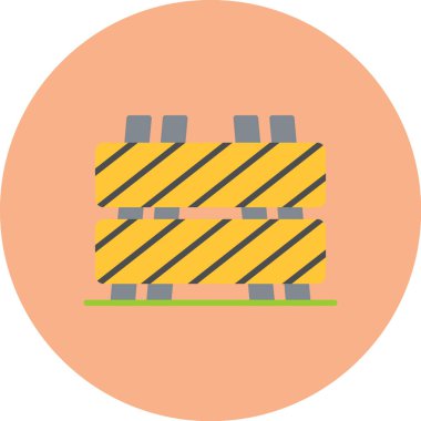 Yol simgesi, vektör illüstrasyonu