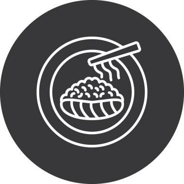 pirinç simgesinin vektör illüstrasyonu