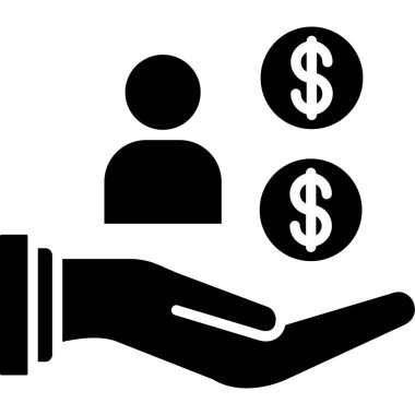 iş yönetimi düz vektör simgesi