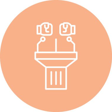 Su Soğutucusunun Vektör İllüstrasyonu