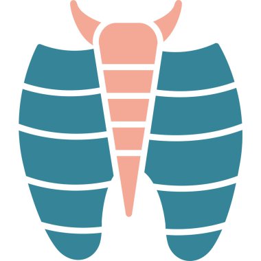 Çizgi film simgesinin vektör çizimi