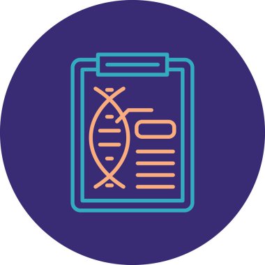 vektör DNA simgesi illüstrasyonu