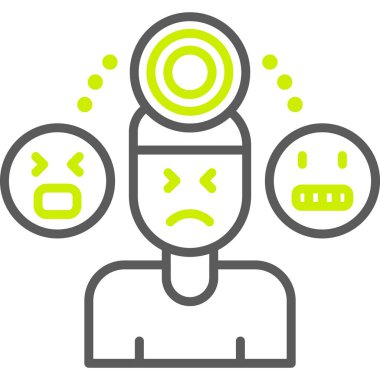 Üzgün kullanıcı vektör simgesi