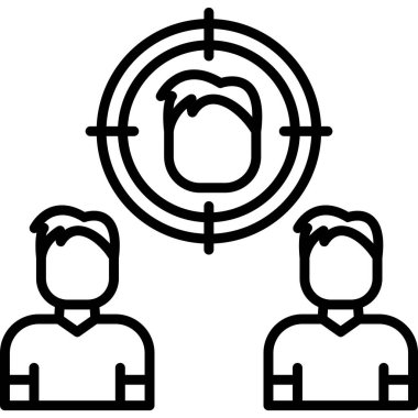 lider hedef hedef simgesi ana hat biçiminde