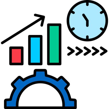 analitik işletme finans simgesi - taslak biçimi
