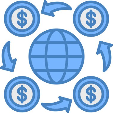 küresel dolar simgesi