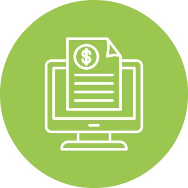 Dolar banknotunun vektör illüstrasyonu