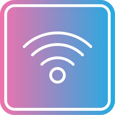wifi simgesi vektör illüstrasyonu
