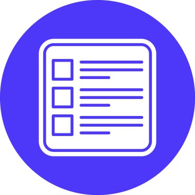 Belge, web simgesinin vektör illüstrasyonu