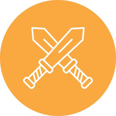 Çapraz simge. Ağ için çapraz araç vektör simgelerinin basit illüstrasyonu