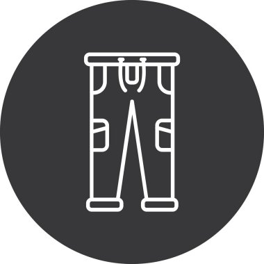 vektör pantolonu resimlemesi