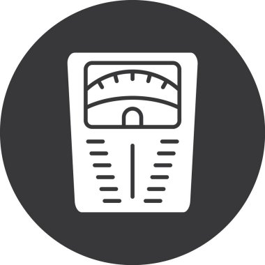 Ölçek modern simgesinin vektör illüstrasyonu