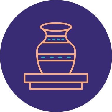 Eşsiz Çin feneri vektör çizgisi simgesi