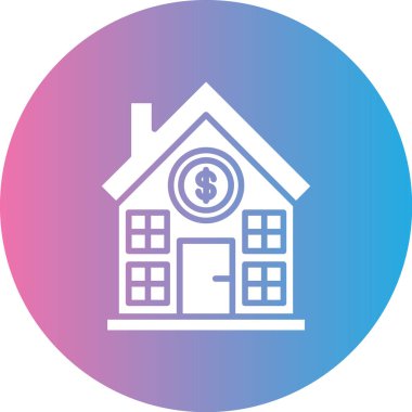 Ev simgesinin vektör illüstrasyonu