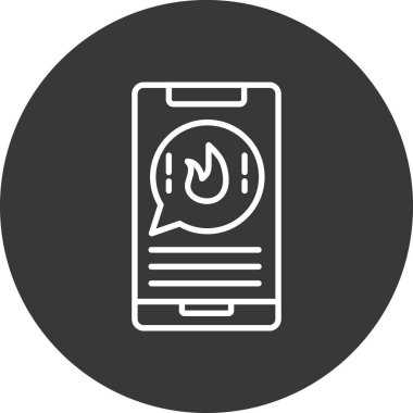 Vektör çizim tasarım sohbet simgesi