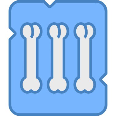 Yemek. Web simgesi basit illüstrasyon