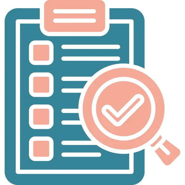 kontrol listesi simgesi, vektör illüstrasyonu