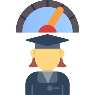 mezuniyet kapsülü vektör simgesi