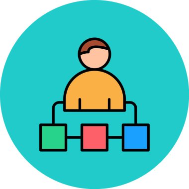 man simgesi vektör illüstrasyonu