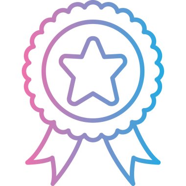 ödül simgesi vektör illüstrasyonu