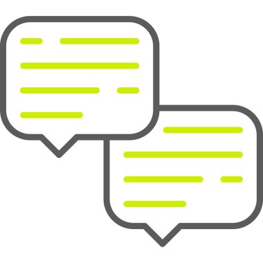 sohbet balonu vektör simgesi