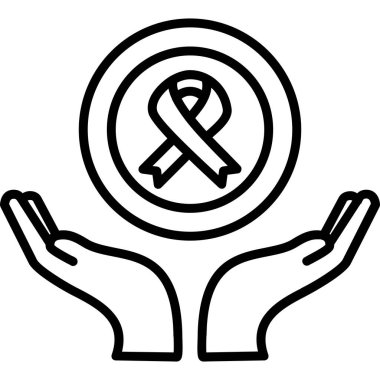 İnsan el simgesi, vektör illüstrasyonu