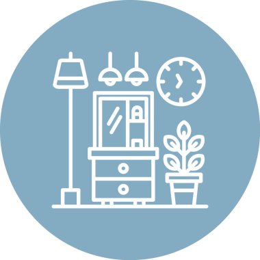 Modern b 'nin vektör illüstrasyonu bitkinin ikonundan yoksun