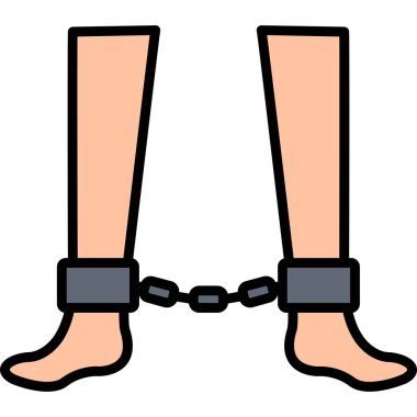 İnsan bacaklarının vektör çizimi