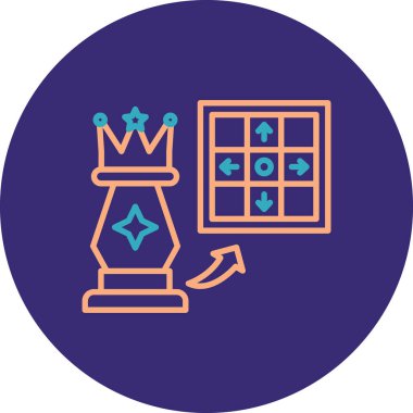 Modern simgenin vektör illüstrasyonu