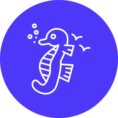 Bir balık simgesinin vektör çizimi