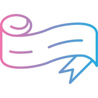 Kurdele simgesi vektör illüstrasyon tasarımı ile el