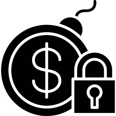 para kilit simge vektör çizim