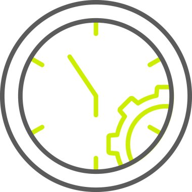 Saatin vektör illüstrasyonu