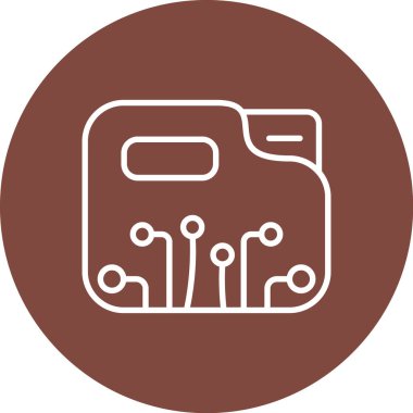 Modern simgenin vektör illüstrasyonu