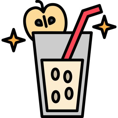 kahve ikonu, vektör illüstrasyonu