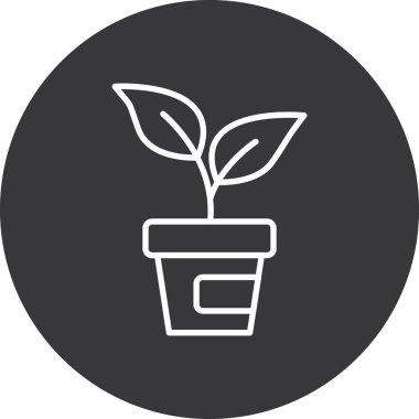 Çiçek. Web simgesi basit tasarım