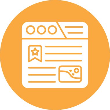 Bir pano simgesinin vektör illüstrasyonu