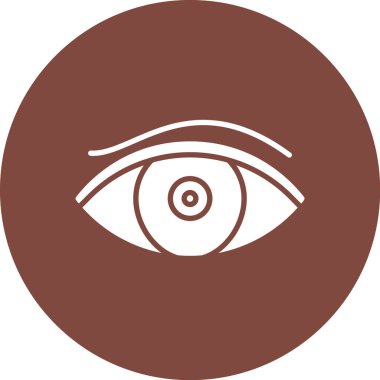 Göz simgesi vektör illüstrasyonu
